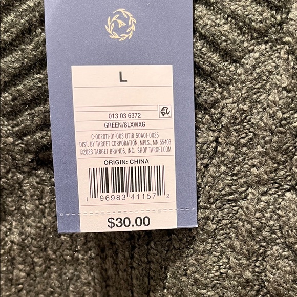 Universal Thread Olive Green V-Neck Sweater Vest - Picture 2 of 2